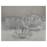 Glass Serving Trays & Bowl