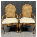 Drexel French Provincial Cane Back Dining Chairs