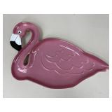 Ceramic Flamingo Serving Tray