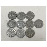 Buffalo Nickels / 10 pc