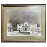 San Alamo de Valero Print by Buck Schiwetz