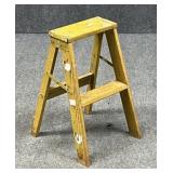 Painted Wooden Step Ladder