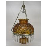 Amber Hurricane Hanging Light Fixture