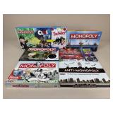 Monopoly Board Game Assortment / 5 pc
