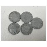 Liberty V Nickels / 5 pc