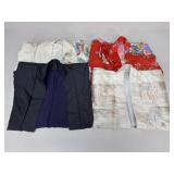 4 Silk Kimonos - Sz. Small/Medium
