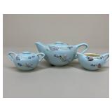 Hull Pottery "Serenade" Tea Set / 3 pc