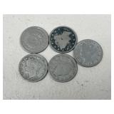 Liberty V Nickels / 5pc