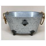 Galvanized Steel Drink Bucket w/ Bottle Opener
