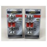 Defiant Nickel Door Knobs / 2 pc