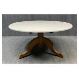 Large Round Dining Table w/ Pedestal Base