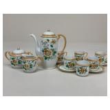 Vintage Lusterware Tea Set / 14 pc