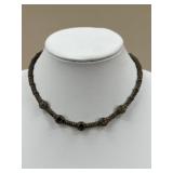 Sterling Silver Necklace w/ Stones
