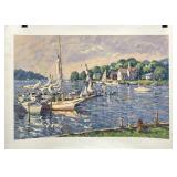"After the Sail" S/N Serigraph by Bill Schmidt