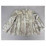 Sz. M Womenï¿½s Dyed-Rabbit Fur Coat