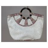 Elaine Turner Raffia Basket Purse - NWT
