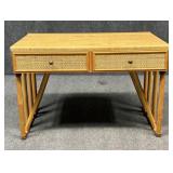 Bamboo & Rattan Console/Writing Table