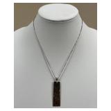 Sterling Silver Necklace w/ Charm
