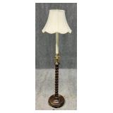 Wood & Metal Floor Lamp