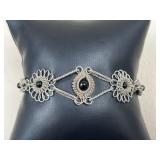 Sterling Silver Bracelet w/ Beads