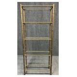 Metal & Glass Etagere