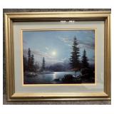 Embraced by Moonlight Print by Windberg