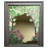 Garden Edged Framed Mirror