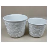 Pair Of Ceramic Planters