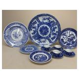 Blue & White China / 17 pc