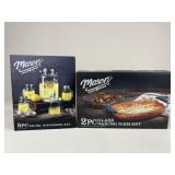 Mason Glass Baking Dishes & Drink Dispenser Set