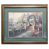 The Manor Garden Print by Carl Valente