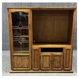 Entertainment Center w/ Glass Doors