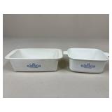 Coringware "Blue Corn Flower" Bread Pans