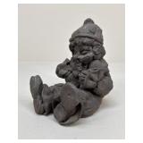 Clay Clown Statue