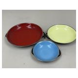 B&M Douro Enamel Bowls / 3 pc