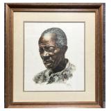 Portrait Print Signed by Denis Murphy