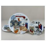 Rosanna Paris Plates / 7 pc