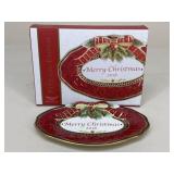 Fitz & Floyd Damask Holiday Dated Plate