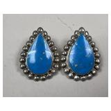 Sterling Silver Earrings w/ Stones