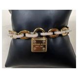 Michael Kors Chain & Locket Bracelet