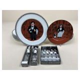Guy Buffet Collection Plates, Spreaders, Knife +
