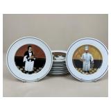 Guy Buffet Collection Plates / 12 pc