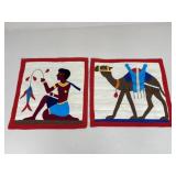 Egyptian Style Tapestries / 2 pc