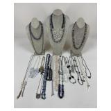 Costume Necklaces / 24 pc