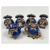 Plaster Mariachi Figures / 6 pc
