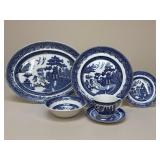 Johnson Bros "Willow" Blue & White China / 20 pc