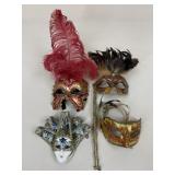 Masquerade Masks / 4 pc