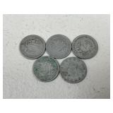 Liberty V Nickels / 5 pc