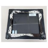 Leather & Cow Hide Picture Frame