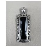 Sterling Silver Pendant w/ Stone